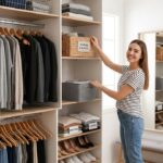 how to organize a closet