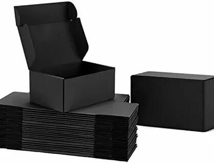 Custom Black Mailer Boxes
