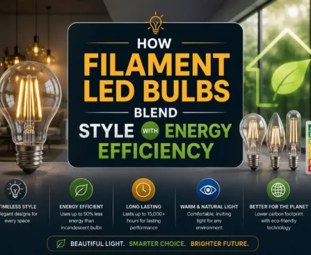 Filament LED Bulbs Blend Style
