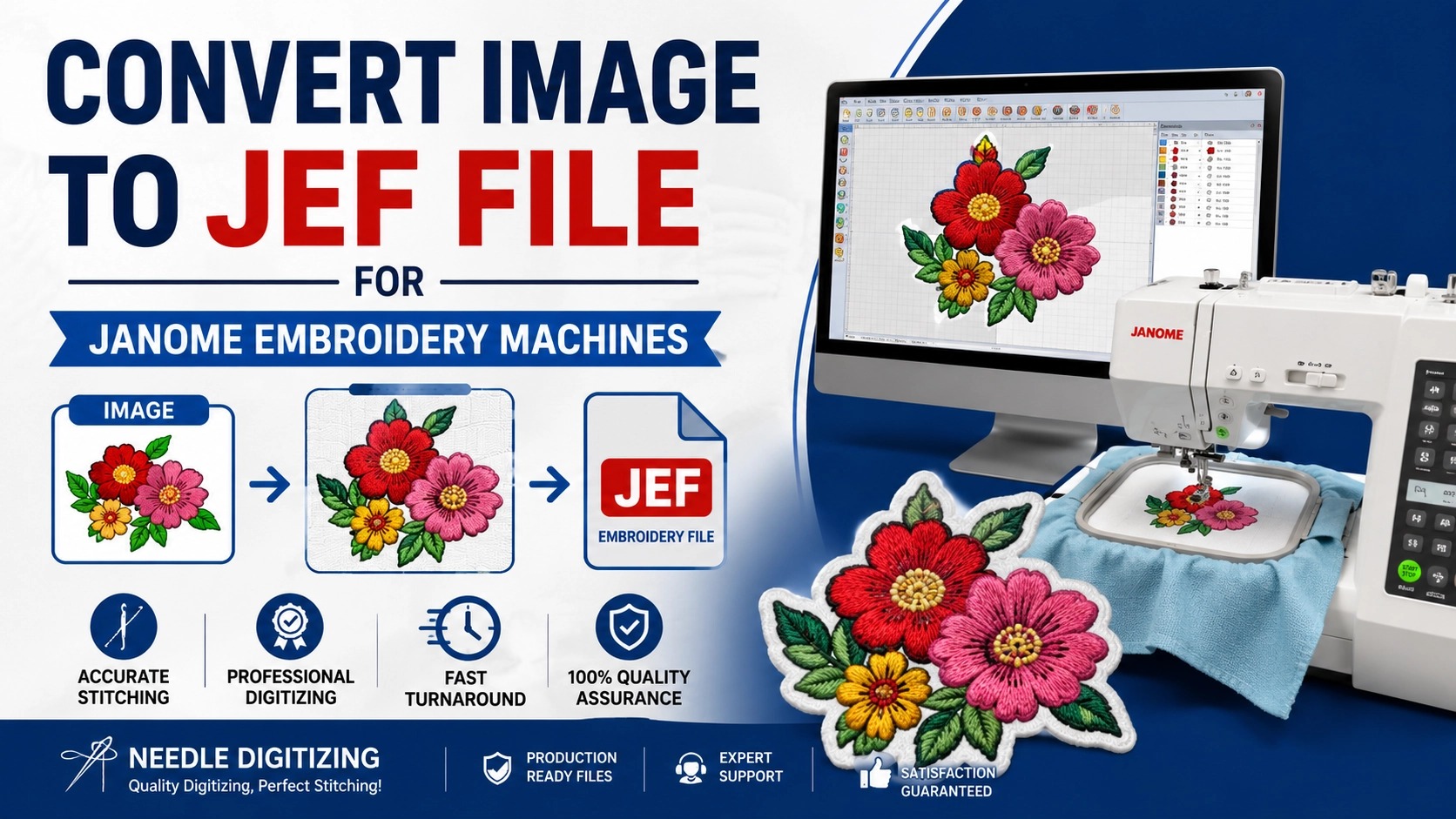 Convert Image to JEF File
