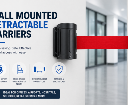 Wall Mounted Retractable Barriers