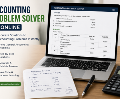 Accounting Problem Solver Online