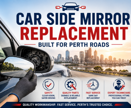 Expert car mirror replacement in Perth with quality parts and precision installation