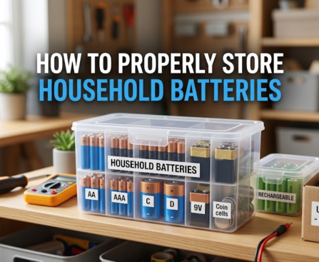 How to Properly Store Household Batteries