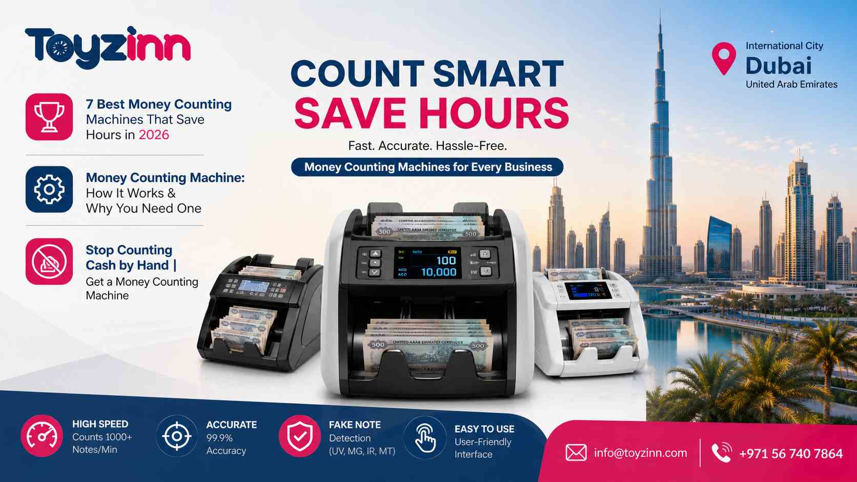 Money Counting Machines Toyzinn UAE