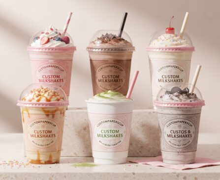 Custom Milkshake Cups
