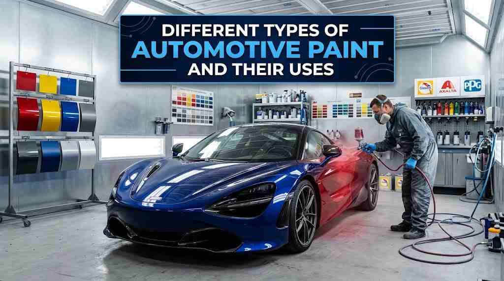 Different Types of Automotive Paint